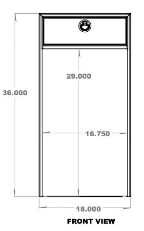 18" Fridge Base